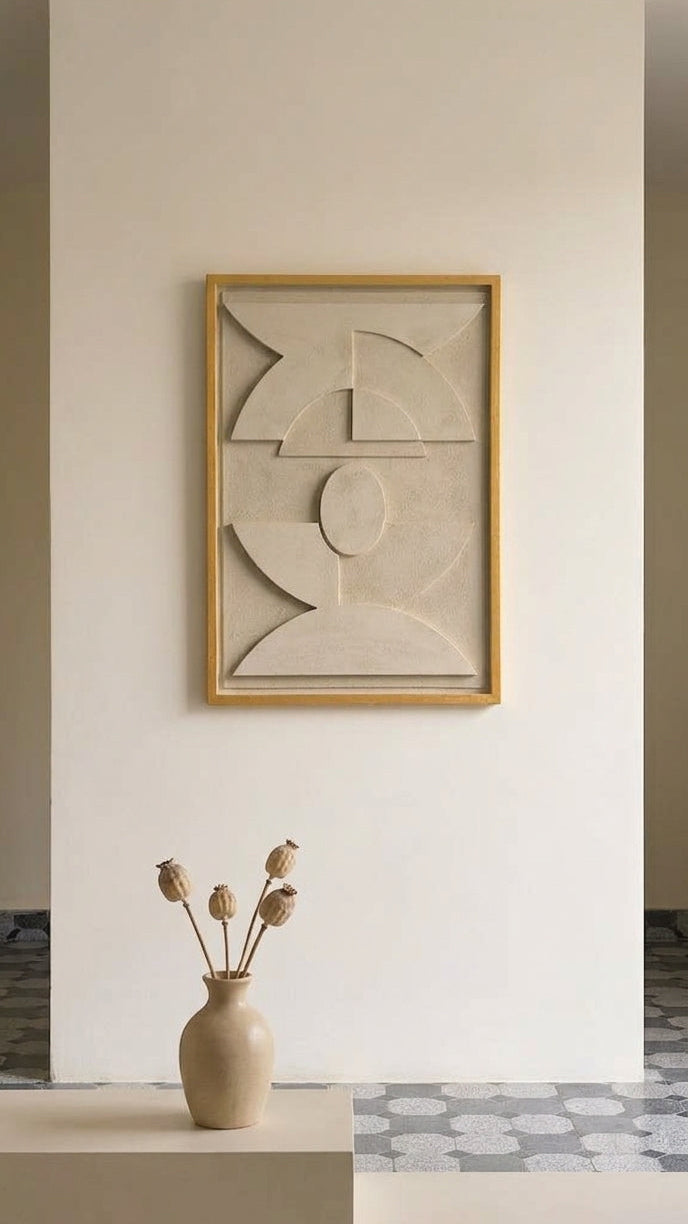 Céleste - tableau mural sculptural
