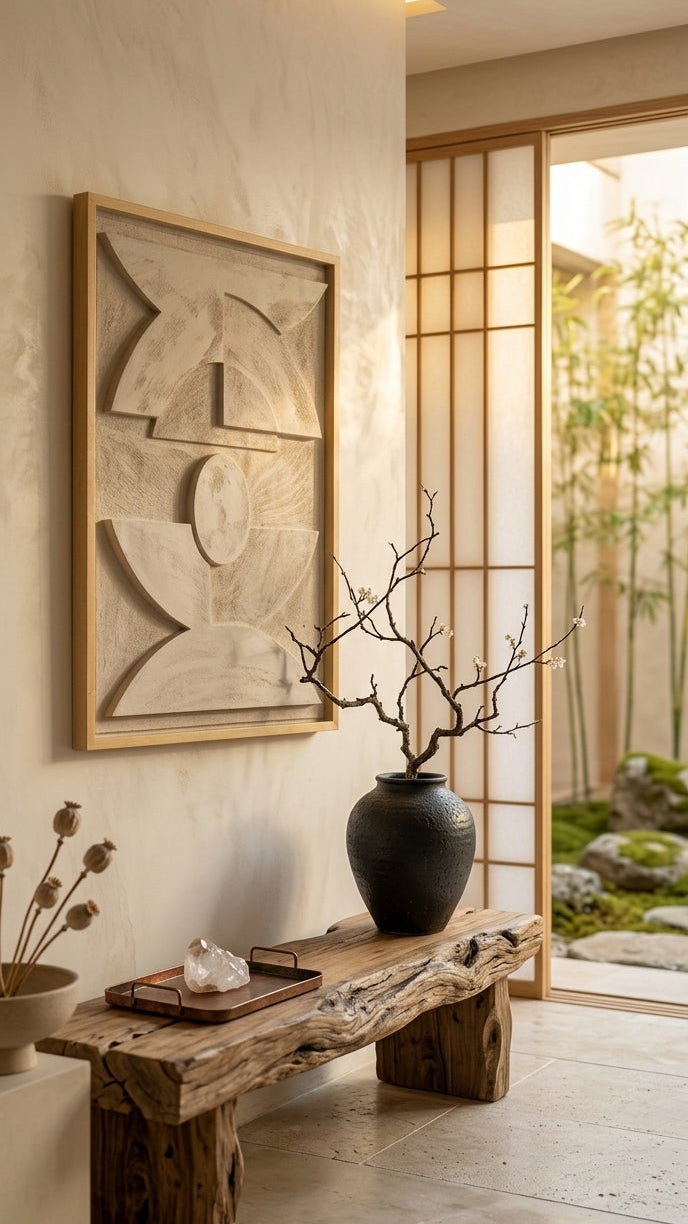 Céleste - tableau mural sculptural